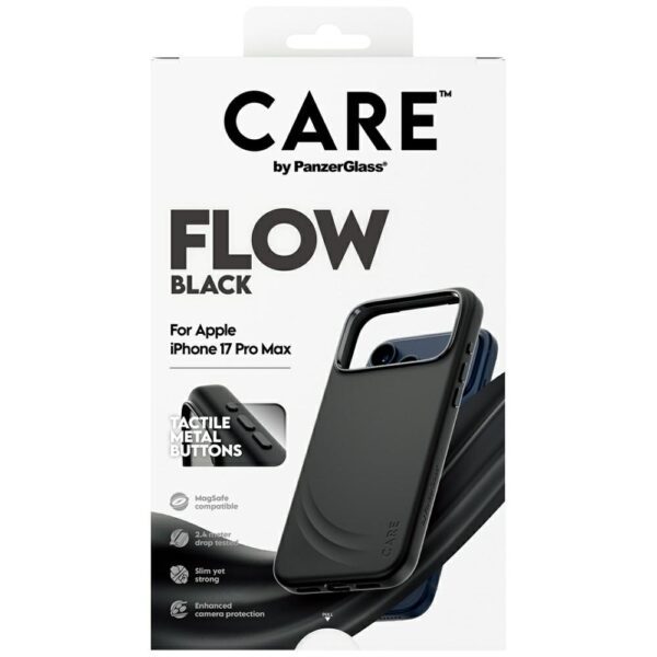 200669_5 CARE by PanzerGlass Feature FLOW MagSafe Case for iPhone 17 Pro Max - Blackeng