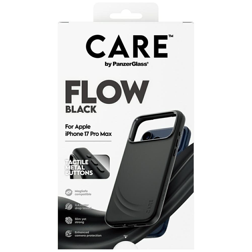 200669_5 CARE by PanzerGlass Feature FLOW MagSafe Case for iPhone 17 Pro Max - Blackeng