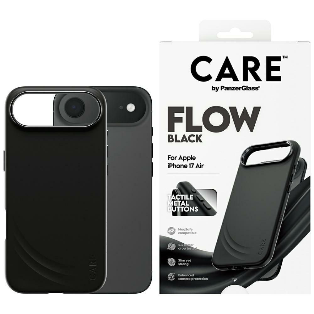 200670_1 CARE by PanzerGlass Feature FLOW MagSafe Case for iPhone Air - Blackeng