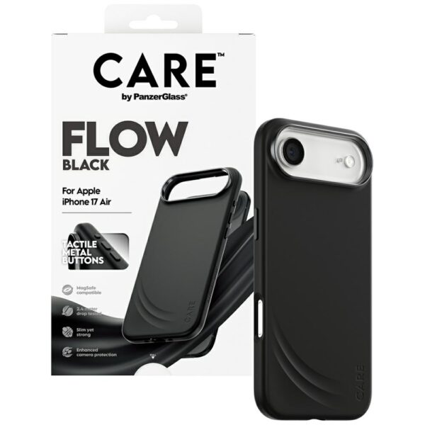 200670_4 CARE by PanzerGlass Feature FLOW MagSafe Case for iPhone Air - Blackeng
