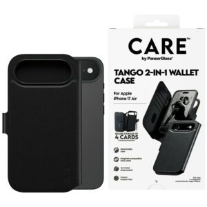 CARE by PanzerGlass Feature Tango 2in1 Wallet Case MagSafe for iPhone Air - Blackeng