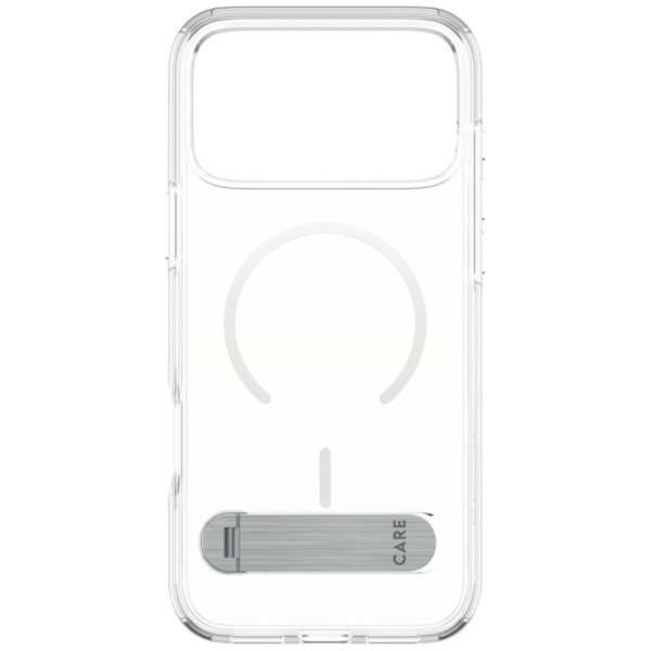 200675_3 CARE by PanzerGlass Feature Case w. Kickstand MagSafe for iPhone 17 Pro Max - Cleareng