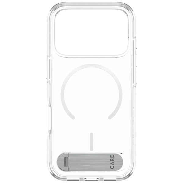 200676_3 CARE by PanzerGlass Feature Case w. Kickstand MagSafe for iPhone 17 Pro - Cleareng