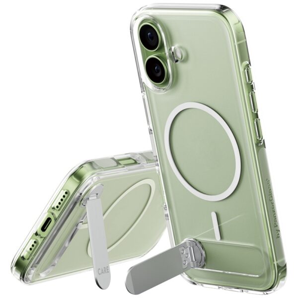 CARE by PanzerGlass Feature Case w. Kickstand MagSafe for iPhone 17 - Transparenteng