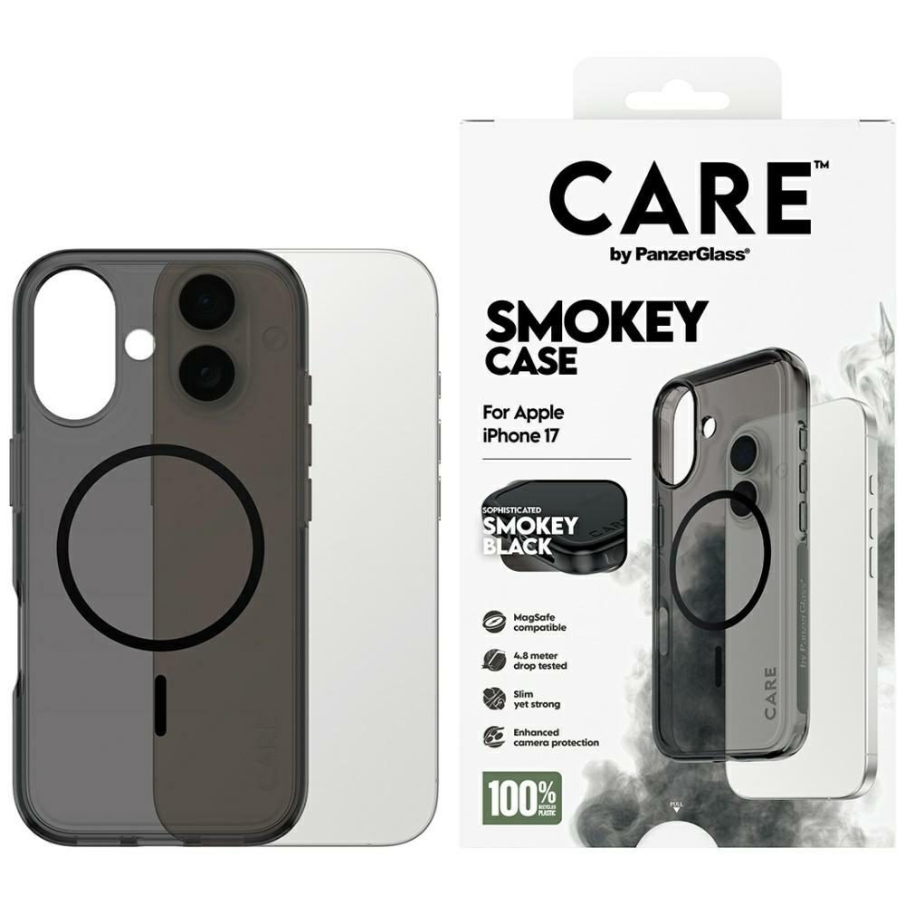 CARE by PanzerGlass Flagship Urban Explorer Case w. Black MagSafe for iPhone 17 - Blackeng