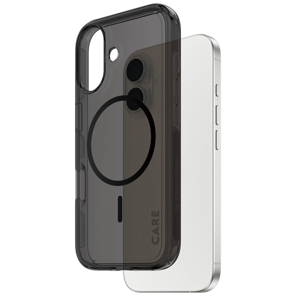 CARE by PanzerGlass Flagship Urban Explorer Case w. Black MagSafe for iPhone 17 - Blackeng