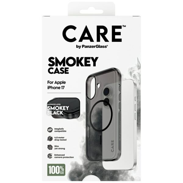 CARE by PanzerGlass Flagship Urban Explorer Case w. Black MagSafe for iPhone 17 - Blackeng