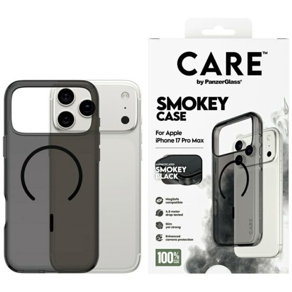 CARE by PanzerGlass Flagship Urban Explorer Case w. Black MagSafe for iPhone 17 Pro Max - Blackeng