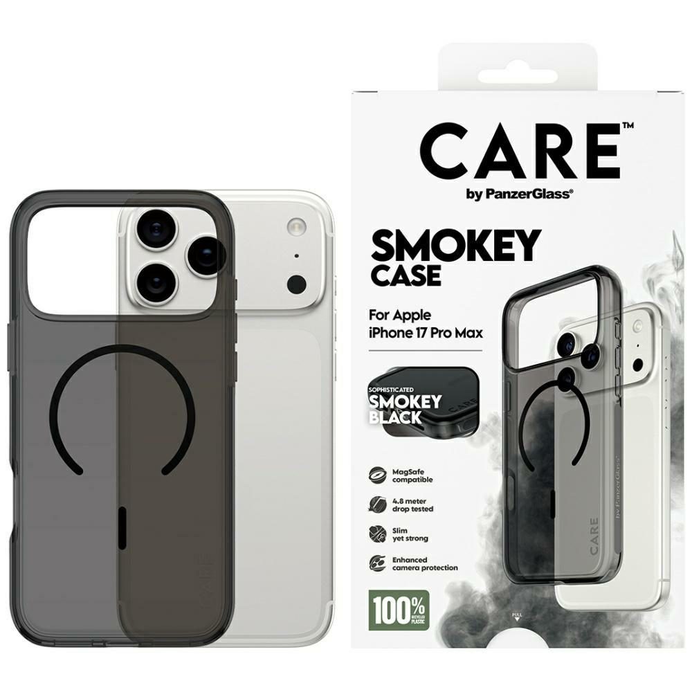 CARE by PanzerGlass Flagship Urban Explorer Case w. Black MagSafe for iPhone 17 Pro Max - Blackeng