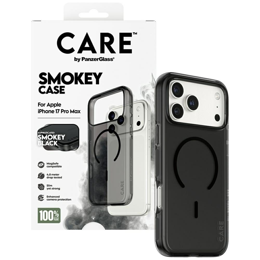 CARE by PanzerGlass Flagship Urban Explorer Case w. Black MagSafe for iPhone 17 Pro Max - Blackeng