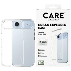 CARE by PanzerGlass Flagship Urban Explorer Case w. Clear Frame for iPhone Air - Transparenteng