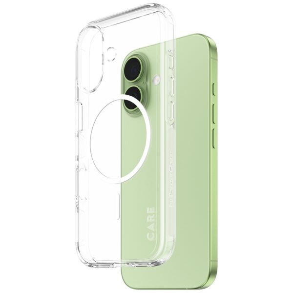 CARE by PanzerGlass Flagship Urban Explorer Case w. White MagSafe for iPhone 17 - Transparenteng