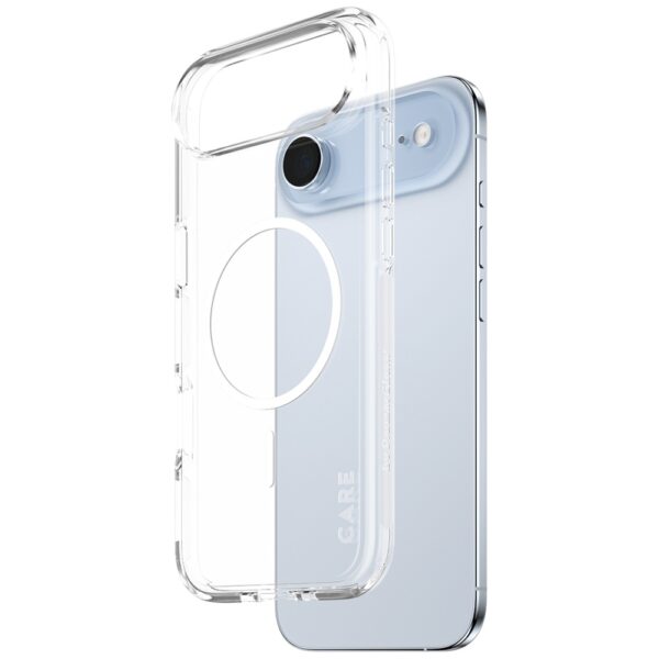 CARE by PanzerGlass Flagship Urban Explorer Case w. White MagSafe for iPhone Air - Transparenteng