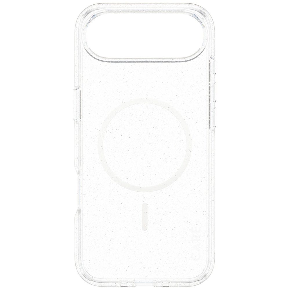 CARE by PanzerGlass Flagship Urban Explorer Case w. White MagSafe for iPhone Air - Clear Glittereng