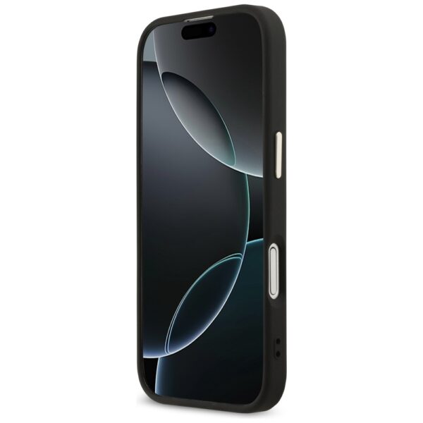 200701_5 Guess 4G Big 4G Classic Logo Case for iPhone 17 - Black and Goldeng