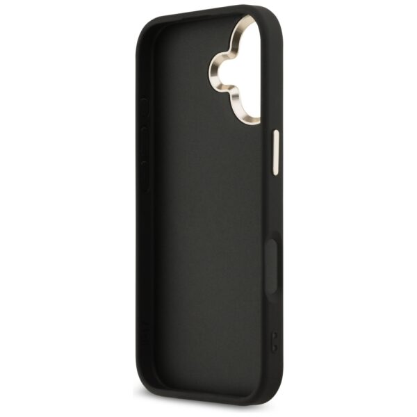 200701_7 Guess 4G Big 4G Classic Logo Case for iPhone 17 - Black and Goldeng