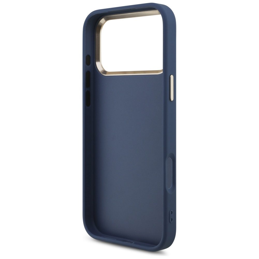 200708_7 Guess 4G Big 4G Classic Logo Case for iPhone 17 Pro Max - Blue and Goldeng