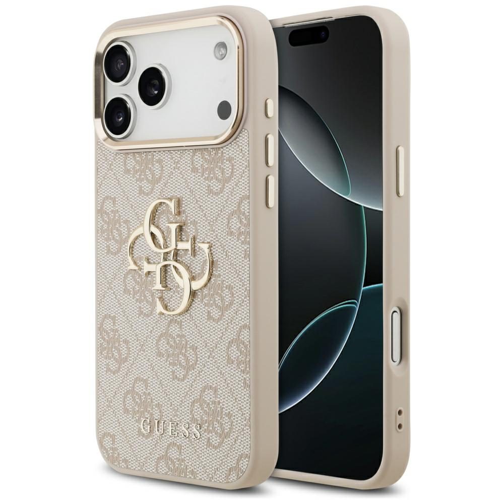 200709_1 Guess 4G Big 4G Classic Logo Case for iPhone 17 Pro Max - Rose Goldeng
