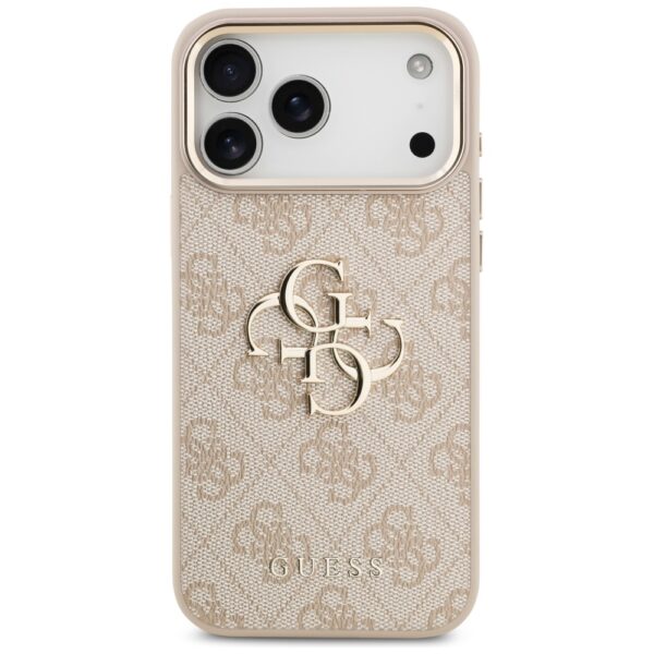 200709_3 Guess 4G Big 4G Classic Logo Case for iPhone 17 Pro Max - Rose Goldeng