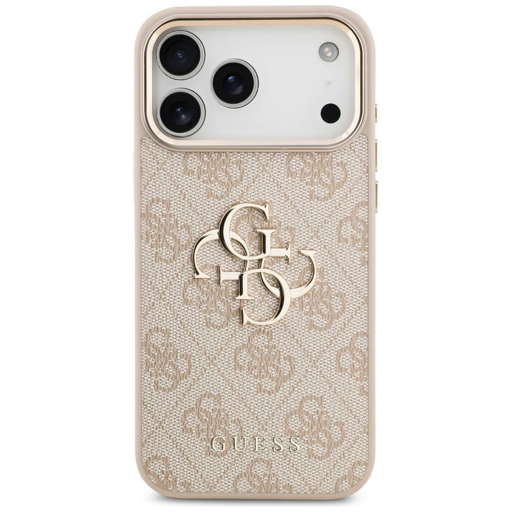 200709_3 Guess 4G Big 4G Classic Logo Case for iPhone 17 Pro Max - Rose Goldeng