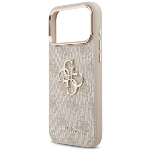 200709_6 Guess 4G Big 4G Classic Logo Case for iPhone 17 Pro Max - Rose Goldeng