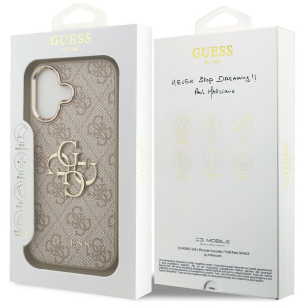 200712_8 Guess 4G Big 4G Classic Logo Case for iPhone 17 - Rose Goldeng