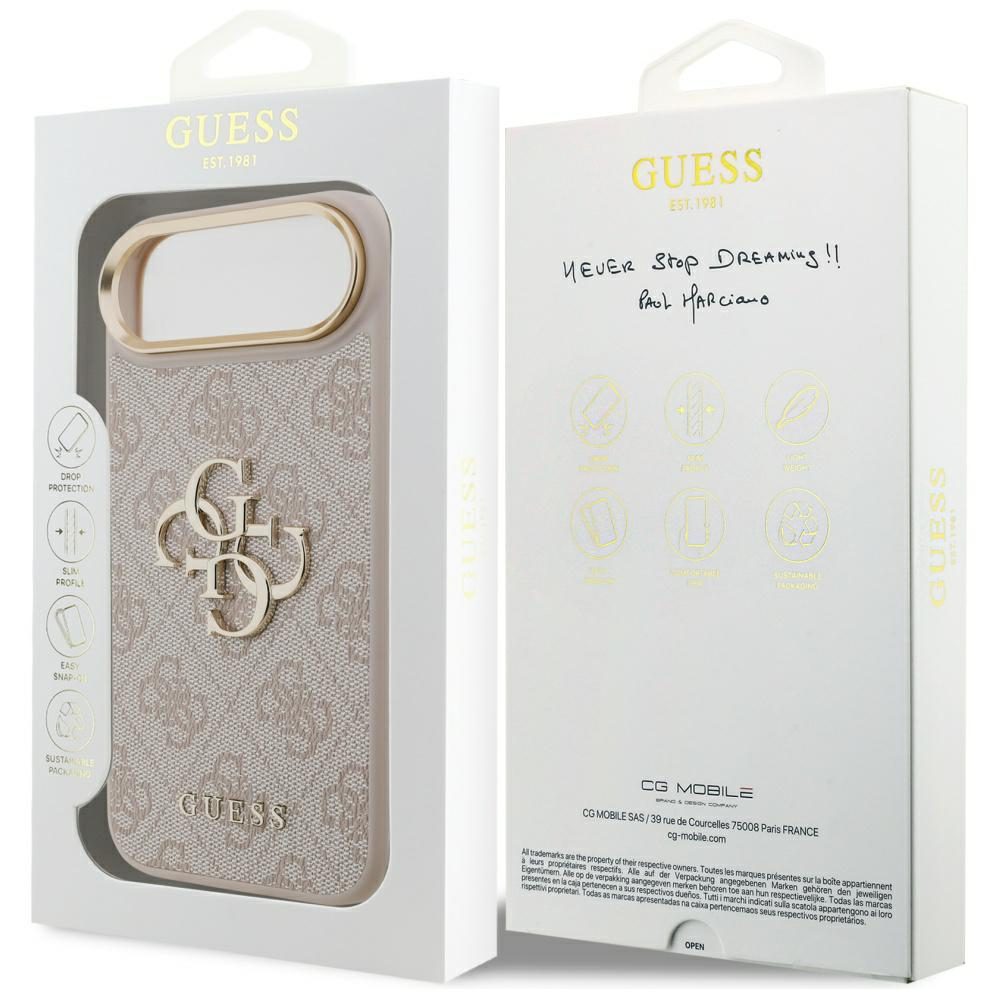 200715_8 Guess 4G Big 4G Classic Logo iPhone Air Case - Rose Goldeng