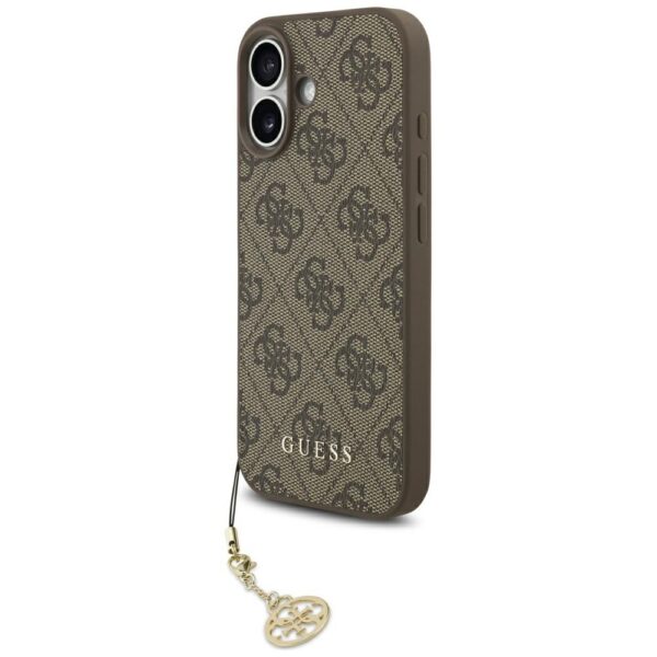 Guess 4G Charms Collection MagSafe case for iPhone 17 - browneng