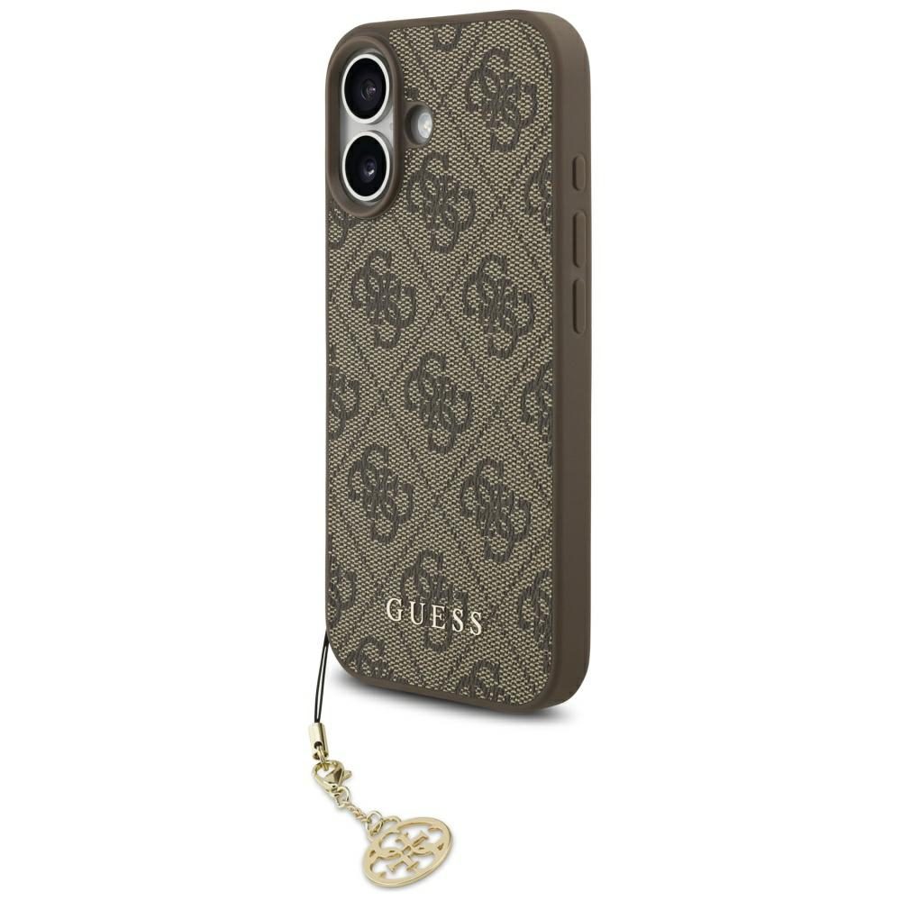 Guess 4G Charms Collection MagSafe case for iPhone 17 - browneng