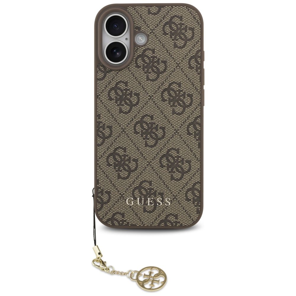 Guess 4G Charms Collection MagSafe case for iPhone 17 - browneng