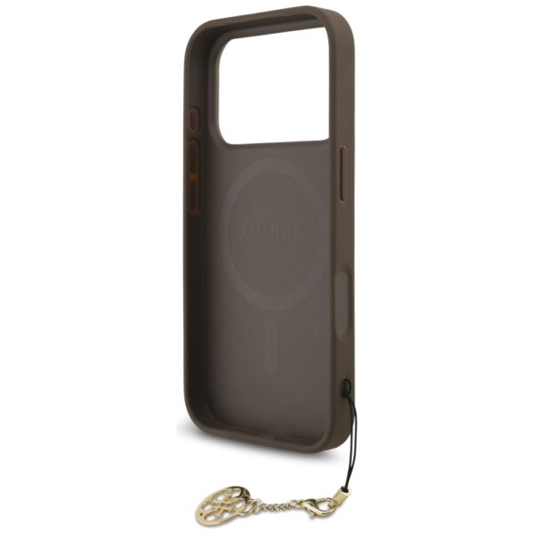 Guess 4G Charms Collection MagSafe case for iPhone 17 Pro - browneng