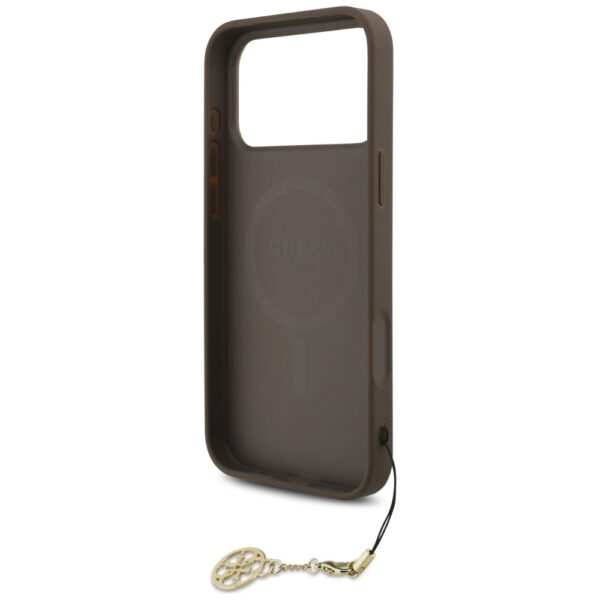 Guess 4G Charms Collection MagSafe case for iPhone 17 Pro Max - browneng