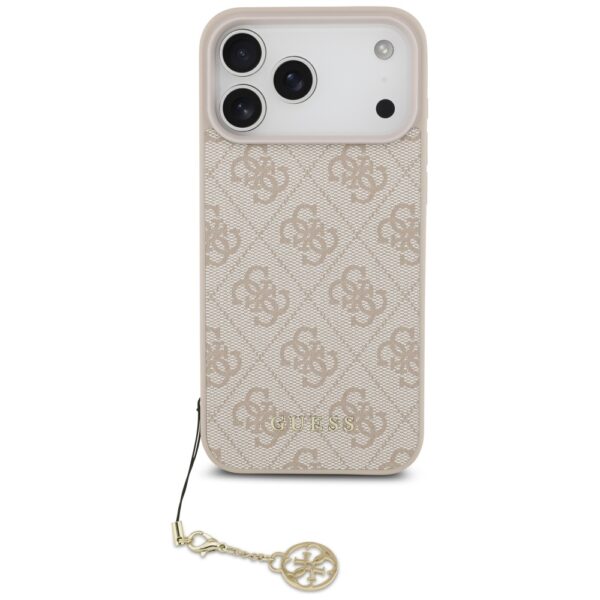 Guess 4G Charms Collection MagSafe Case for iPhone 17 Pro Max - Pinkeng
