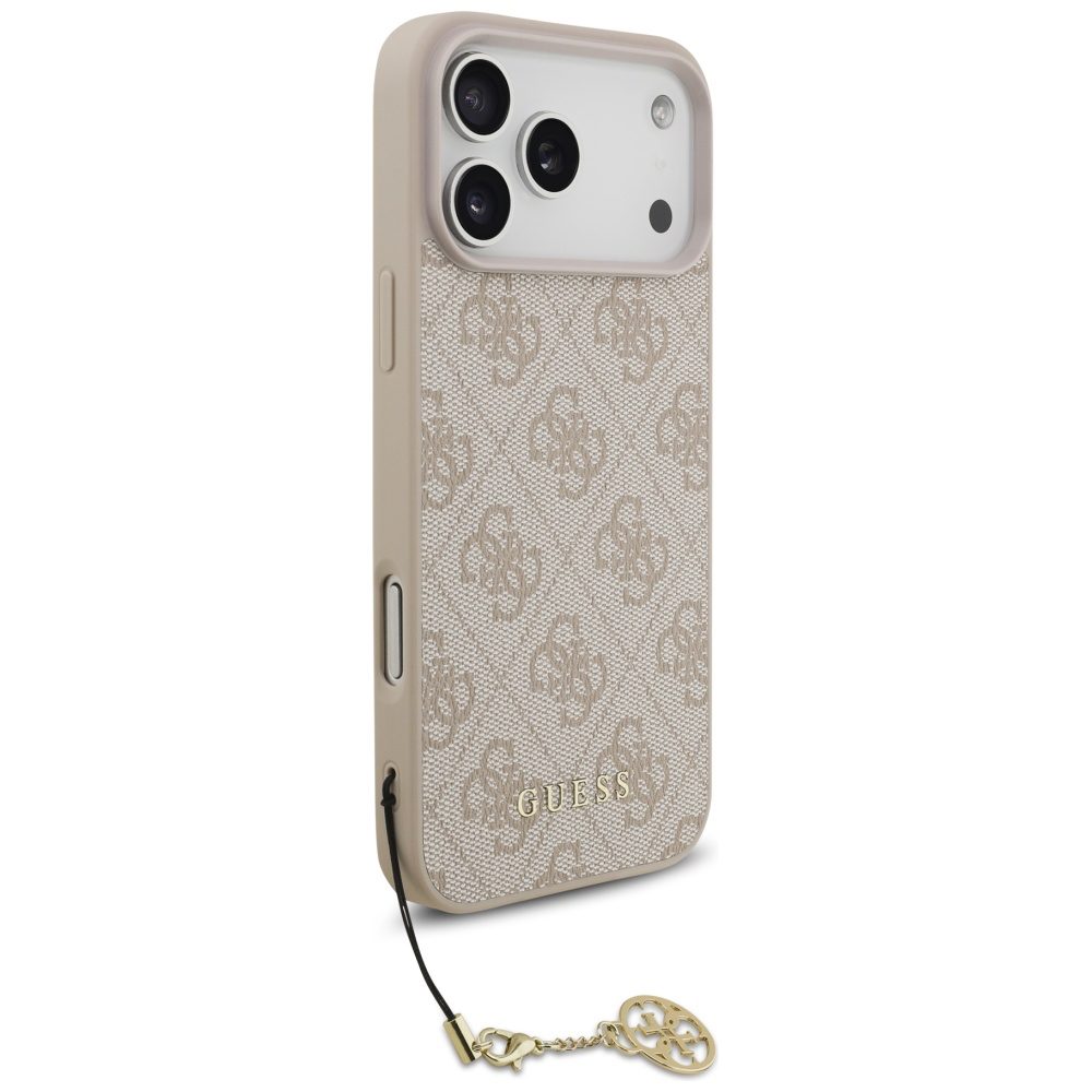 Guess 4G Charms Collection MagSafe Case for iPhone 17 Pro Max - Pinkeng