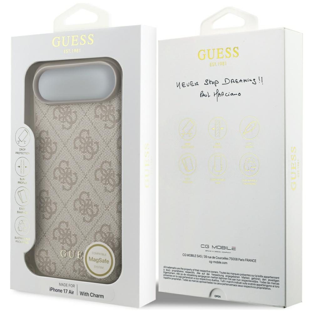 Guess 4G Charms Collection MagSafe Case for iPhone Air - Pinkeng