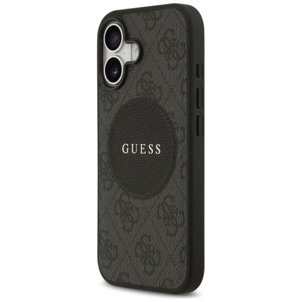 Guess 4G Circle Classic Logo MagSafe case for iPhone 17 - blackeng