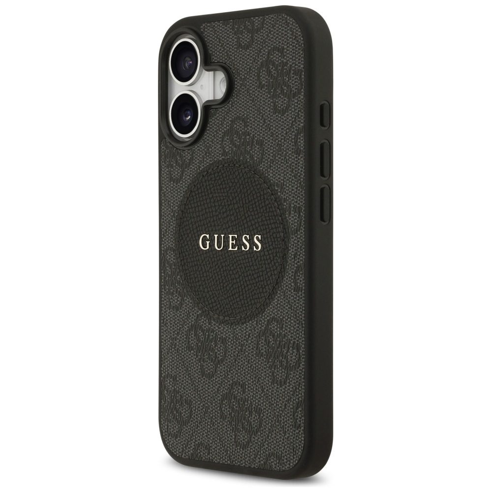 Guess 4G Circle Classic Logo MagSafe case for iPhone 17 - blackeng