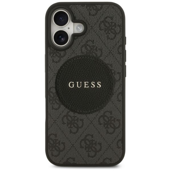 Guess 4G Circle Classic Logo MagSafe case for iPhone 17 - blackeng