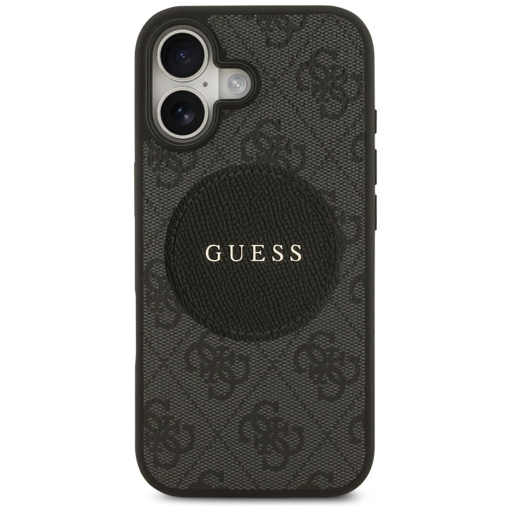 Guess 4G Circle Classic Logo MagSafe case for iPhone 17 - blackeng