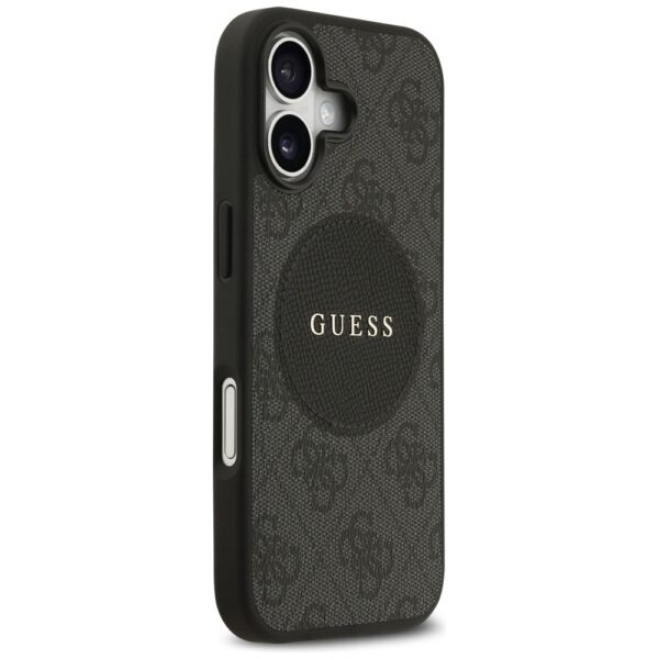 Guess 4G Circle Classic Logo MagSafe case for iPhone 17 - blackeng