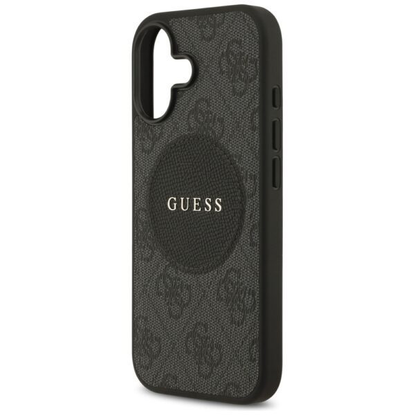 Guess 4G Circle Classic Logo MagSafe case for iPhone 17 - blackeng