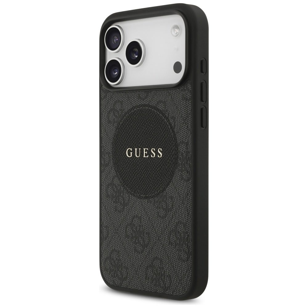 200733_2 Guess 4G Circle Classic Logo MagSafe case for iPhone 17 Pro Max - blackeng