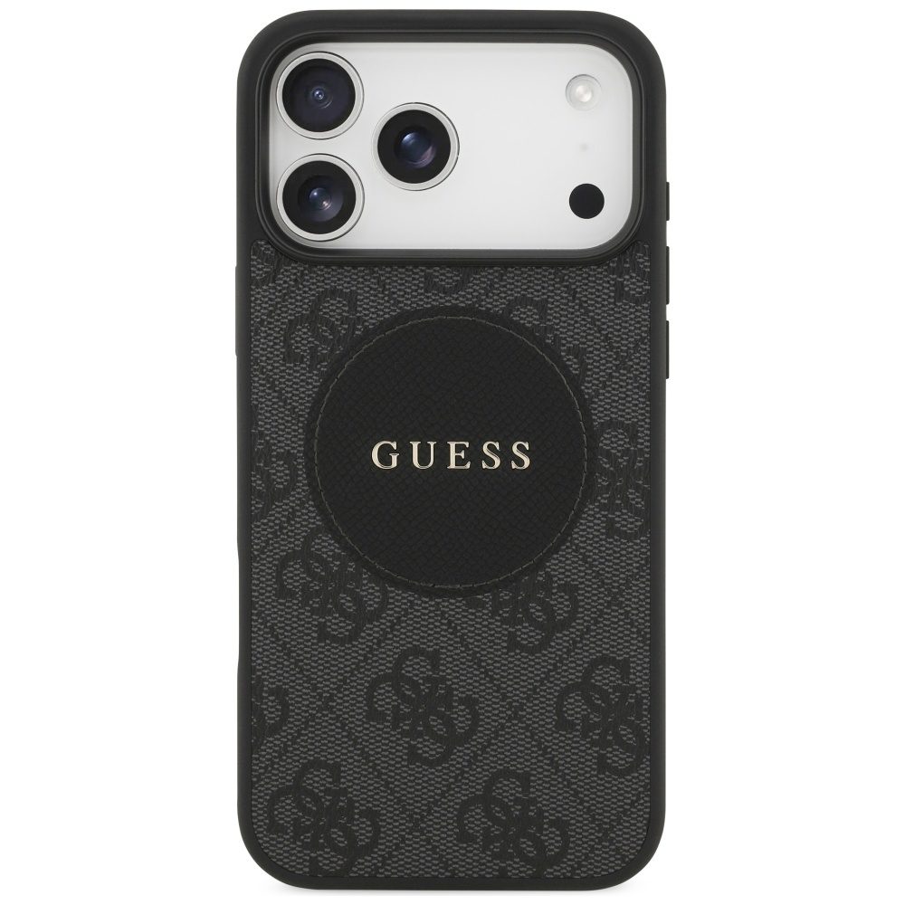 200733_3 Guess 4G Circle Classic Logo MagSafe case for iPhone 17 Pro Max - blackeng