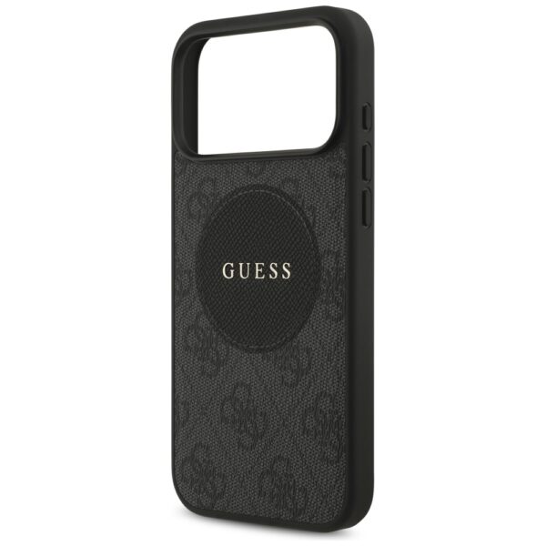 200733_6 Guess 4G Circle Classic Logo MagSafe case for iPhone 17 Pro Max - blackeng