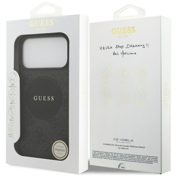 200733_8 Guess 4G Circle Classic Logo MagSafe case for iPhone 17 Pro Max - blackeng