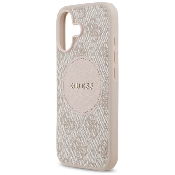 Guess 4G Circle Classic Logo MagSafe Case for iPhone 17 - Pinkeng