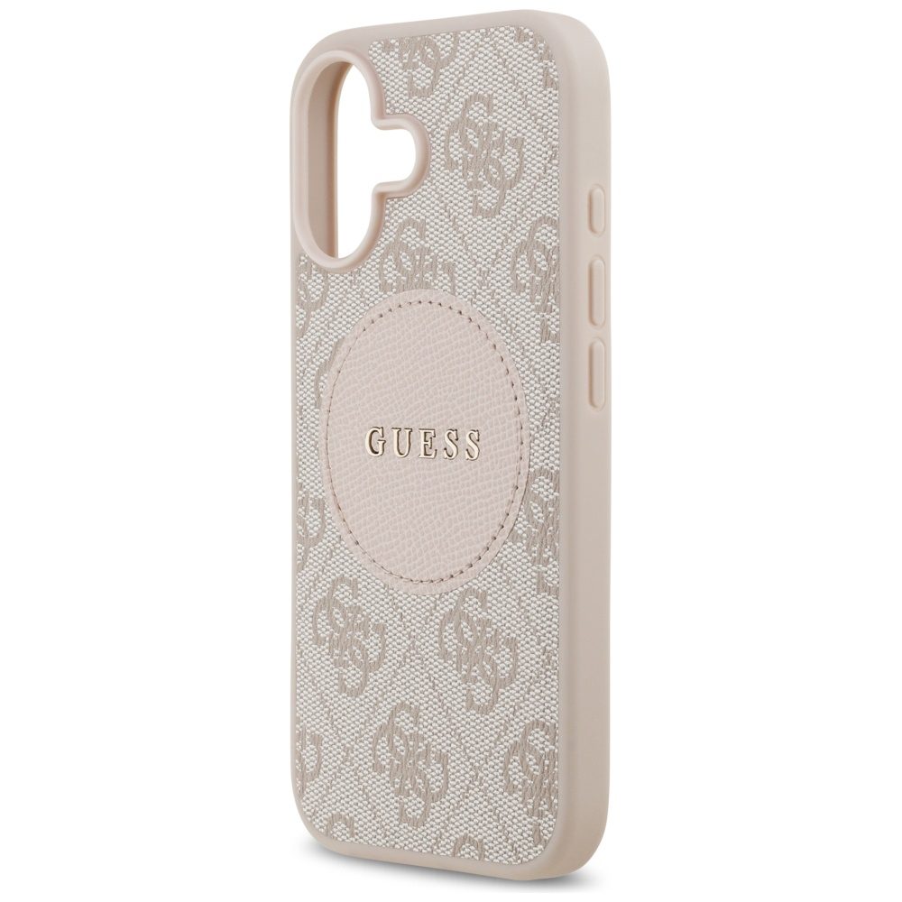 Guess 4G Circle Classic Logo MagSafe Case for iPhone 17 - Pinkeng