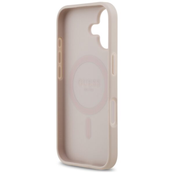 Guess 4G Circle Classic Logo MagSafe Case for iPhone 17 - Pinkeng