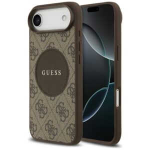 Guess 4G Circle Classic Logo MagSafe case for iPhone Air - browneng