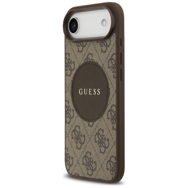 Guess 4G Circle Classic Logo MagSafe case for iPhone Air - browneng